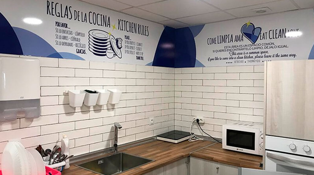 Cocina compartida - Hostal Acemar